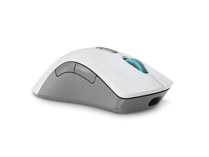 Lenovo Legion M600 RGB Wireless Gaming Mouse – 16,000 DPI, 9 Programmable Buttons, 200-Hour Battery Life, 50-Million Clicks Durability – Ambidextrous Computer Mouse (Stingray) - color: Stingray, size: Large | Ambidextrous, style: M600