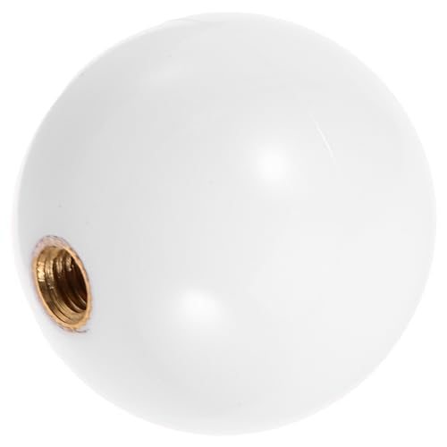 VICASKY Plastic Ball Head Rocker Joystick Handle Game Stick Ball Head Replacement for Arcade Kit - color: White