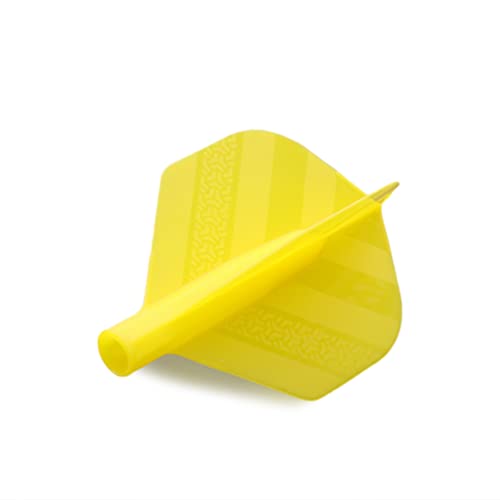 CUESOUL TERO Plus New Double Direction Telescopic and Rotating Dart Flights System-AK4 Dart Flight - color: Yellow