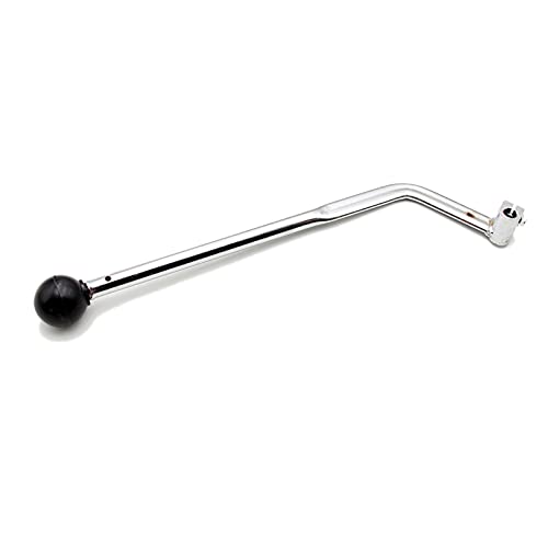 PRO BAT 135° Motorcycle Hand Control Gear Shift Lever Shifter 11mm | for 50cc 70cc 90cc 110cc 125cc 135cc 150cc 200cc 250cc Mini Quad ATV Bike Dune Buggy - color: silvery