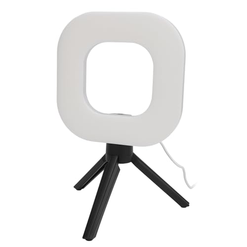 USB Video Light with 10 Brightness Levels and 5 Color Temperatures 1500lm 72 LED Clip On Laptop Lamp with Tripod for Live Streaming Makeup Video Conferencing