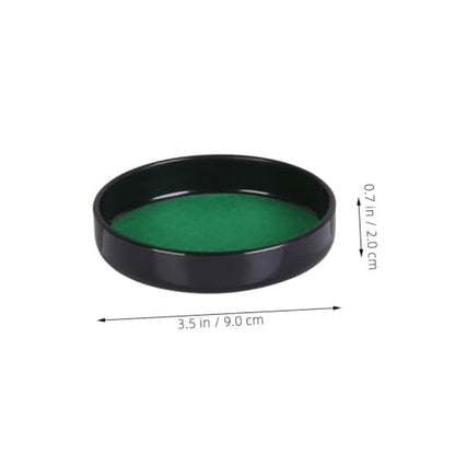 Hemoton 5pcs Suede Leather Chassis Dice Cup Lid Cup Lid for Party Game Supplies