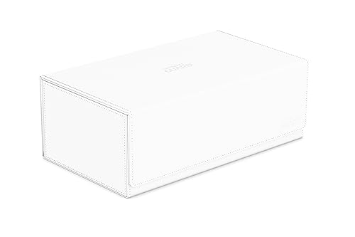 Ultimate Guard Arkhive 800+, Deck Case for 800 Double-Sleeved TCG Cards, White, Compatible with Boulders, Magnetic Closure & Microfiber Inner Lining - color: White, size: 800+