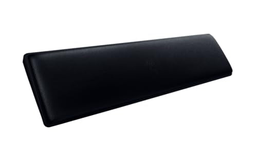 Razer Ergonomic Wrist Rest Tenkeyless - Ergonomic Leatherette Keyboard Wrist Rest (Plush Leatherette Cushion, Anti-Slip Rubber Feet, Compatible with Tenkeyless Keyboards) Black