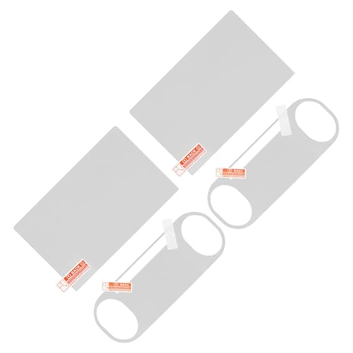 Handheld Gaming Screen Protector Tempered Glass 2 Pack HD Clear Front Back Film 9H Scratch Guard Fingerprint Resistance for 2000 Series Console Players Travel Use
