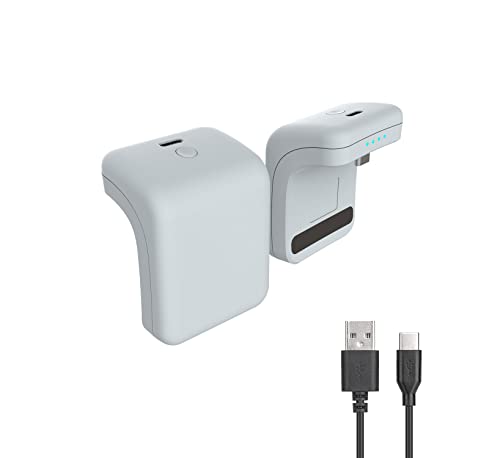2 Pack 2000mAh Wireless Charger for PS5 Controller, Rechargeable Battery Pack and Charge Kit with LED Indicator and USB Type-C Charging Cable for PS 5 DualSense Controller, PS5 Accessory