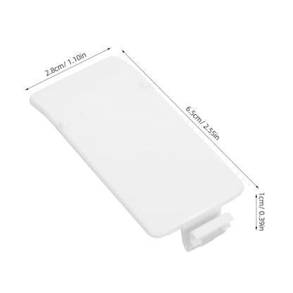 Lurrose 2pcs Replacement Lid for Remote Battery, Plastic Remote Battery Door Cover Plate Shell for Home Living Room Air Conditioner Control Accessories