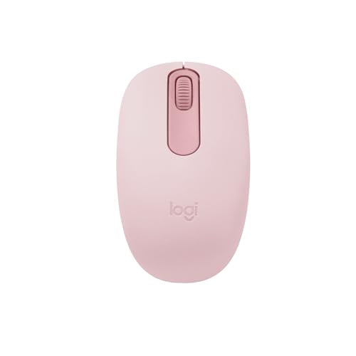 Logitech M196 Compact Ambidextrous Bluetooth Wireless Mouse - Rose | Bluetooth connectivity, no USB receiver, quiet clicks, 3 non-customizable buttons, 12-month battery life, PC Mac compatible - color: Rose