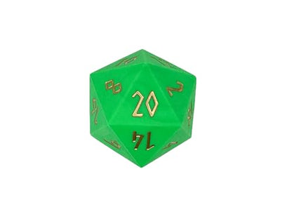 Avalanche Boulder – Mystery Boulder 55mm Silicone D20 | Oversized Bouncy Dice for Tabletop Gaming | Soft Silicone | Collectible Surprise Edition | Fun Gift for RPG & Dice Lovers