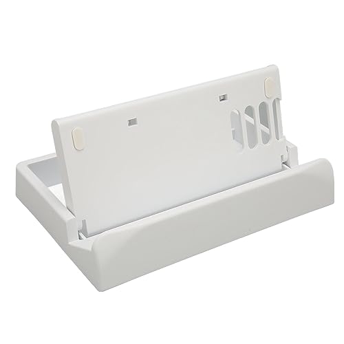 Handheld Game Console Stand, Three Level Adjustable tilt Angle White PC Material with Heat Dissipation Holes Suitable for PC Device Game Consoles and Handheld Devices