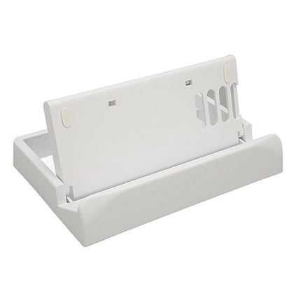 Handheld Game Console Stand, Three Level Adjustable tilt Angle White PC Material with Heat Dissipation Holes Suitable for PC Device Game Consoles and Handheld Devices