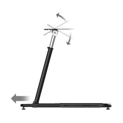 Turtle Beach VelocityOne Universal Stand for Flight Simulation & Racing Simulation Accessories with adjustable height design, metal construction, and fold flat design for PC & Xbox – Black | Solid Steel Construction, Fold-Flat Design, Adjustable Height, R