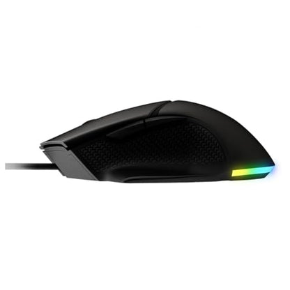 msi Clutch GM20 Elite Gaming Mouse, 6400 DPI, 20M+ Clicks OMRON Switch, Optical Sensor, Adjustable Weights, Ergonomic Right Hand Design, RGB Mystic Light - style: Clutch GM20 Elite