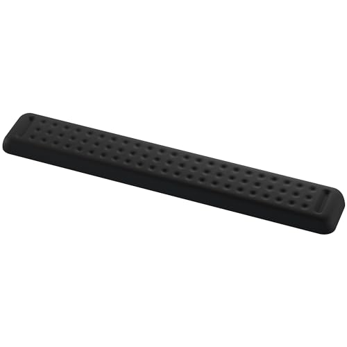 Keyboard Wrist Rest - 17 3/8 in Wrist Rest for Computer and Laptop with Massage Dots, Memory Foam Wrist Pad for Keyboard with Non-Slip PU Base for Ergonomic Wrist Support.