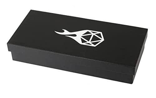 Forged Dice Co. Citadel Dice Tray and Tower - 3 in 1 DnD Dice Tray, Storage and Tower - Perfect for RPG and Tabletop Gaming - color: White