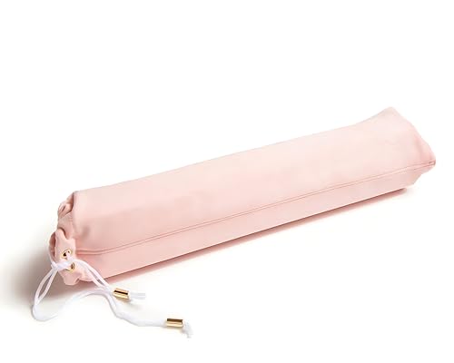 FUYIHGL® Mahjong Rack with Pusher Storage Bag: 2 Compartments Fits 4 American Mah Jongg Racks Pushers - Pink Soft Velvet Sleeve with Drawstring - Travel Mah Jongg Accessories and Gifts - color: Pink | 1pcs