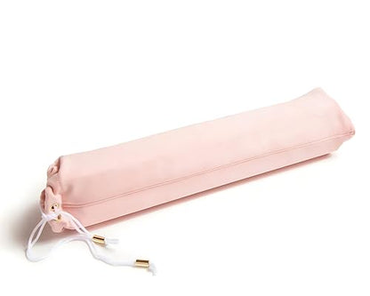 FUYIHGL® Mahjong Rack with Pusher Storage Bag: 2 Compartments Fits 4 American Mah Jongg Racks Pushers - Pink Soft Velvet Sleeve with Drawstring - Travel Mah Jongg Accessories and Gifts - color: Pink | 1pcs