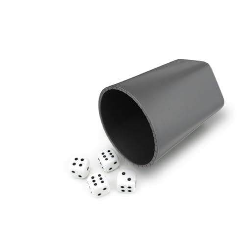 BESPORTBLE 8Pcs Professional KTV Dice Cups Plastic Game Dice Holder Straight Design for Party Table Games for Storage and Accessories