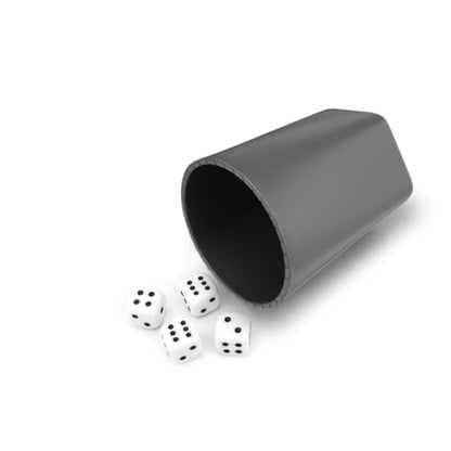 BESPORTBLE 8Pcs Professional KTV Dice Cups Plastic Game Dice Holder Straight Design for Party Table Games for Storage and Accessories