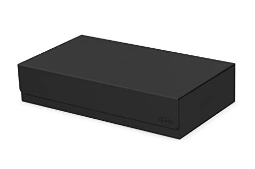 Ultimate Guard Omnihive 1000+, Deck Case for 1000 Double-Sleeved TCG Cards + 2 removable Trays, Black, Magnetic Closure & Microfiber Inner Lining - color: Black