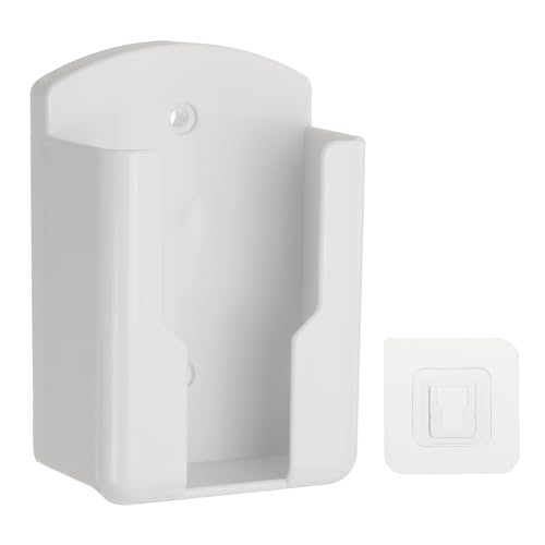 Remote Control Holder Wall Mount, (2.7" x 1.63" x 3.94")-Universal TV AC Remote Controller Organizer Box Air Conditioner Media Player Rack Holder for Home/Office/School, White - color: White, size: 2.7" x 1.63" x 3.94"