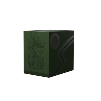 Dragon Shield Card Deck Box – Double Shell: Forest Green/Black – Durable and Sturdy TCG, OCG Card Storage – Compatible with Pokemon Yugioh Commander and MTG Magic: The Gathering Cards - color: Forest Green/Black