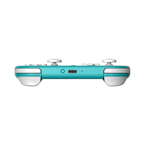 8BitDo Lite 2 Bluetooth Gamepad for Switch, Switch Lite, Android and Raspberry Pi (Turquoise) - color: Turquoise