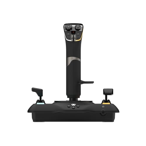 Turtle Beach VelocityOne Flightstick Universal Sim Controller, Xbox, PC | Xbox Series X|S, Xbox One, Joystick for Air & Space Combat Simulation, 27 Programmable Buttons, Hall-Effect Axes, Black - style: Universal Simulation Controller