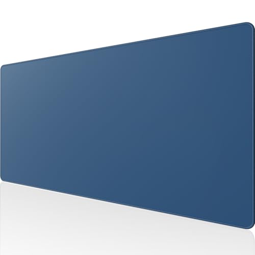 KTRIO Large Gaming Mouse Pad, Desk Mat, 31.5 x 15.7 in, Navy Blue, XXL | Smooth Micro-Weave Surface, Artistic Pattern Design, Non-Slip Rubber Base, Durable Stitched Edges, Office & Home Use - color: Navy Blue, size: 31.5l X 15.7w Inches