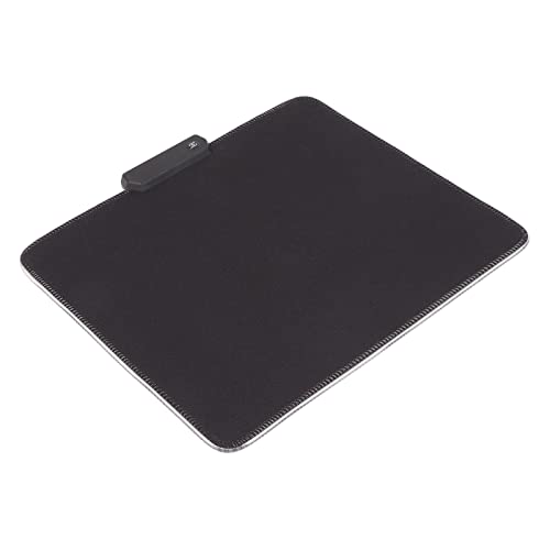 RGB LED Gaming Pad, USB Wired Mat with 12 ing Effects, Foldable, Non Slip ase for Low DPI Game, 300x250x4mm