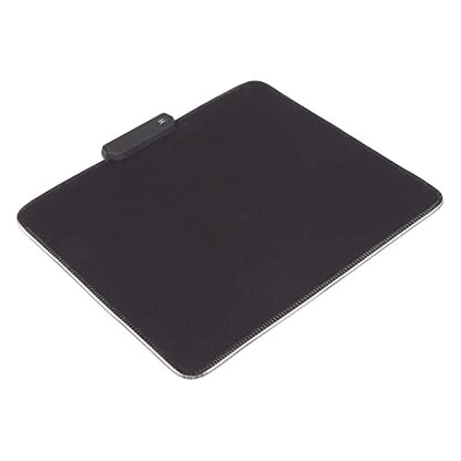 RGB LED Gaming Pad, USB Wired Mat with 12 ing Effects, Foldable, Non Slip ase for Low DPI Game, 300x250x4mm