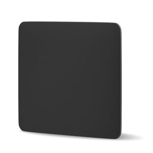 Large Glass Gaming Mouse Pad, 19.3 x 16.5 Inch FPS Tempered Glass | 3mm Tempered Glass Mouse Pad with Consistent Tracking, Sweat Resistant Surface, Smooth Speed & Control for FPS - color: Black, size: 19.29" x 16.53"