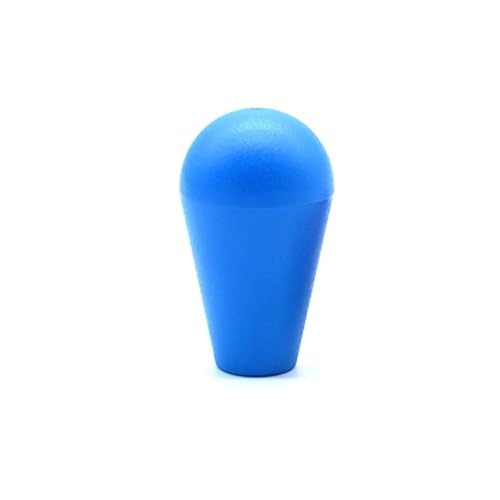 Arcity Arcade Joystick Bat Oval Top Handle Knob American Type Replacement Blue for ZIPPY SANWA SEIMITSU Arcade1up Fight Stick Machine Console Cabinet New - color: Blue