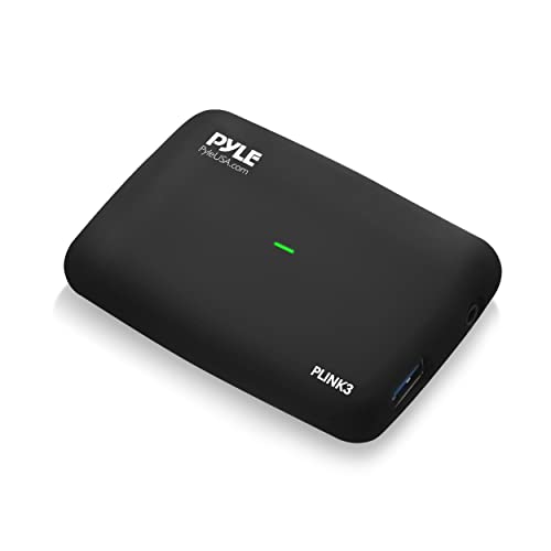 Pyle Capture Card 4K USB3.1 HDMI-to-USB Audio-Video Record via DSLR Camcorder Action Cam, Ultra High Speed, PS3, P4, PS5, Xbox, Nintendo Switch, Wii, Game Streaming, Conference Live Broadcast-PLINK3 - style: Capture Card Pro