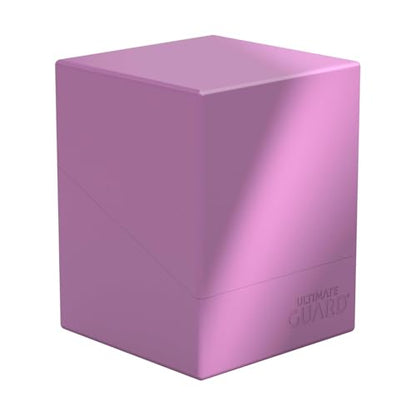 Ultimate Guard Boulder Solid 100+, Deck Case for 100 Double-Sleeved TCG Cards, Lavender, Secure & Durable Storage for Trading Card Games, No Transparency - color: Lavender