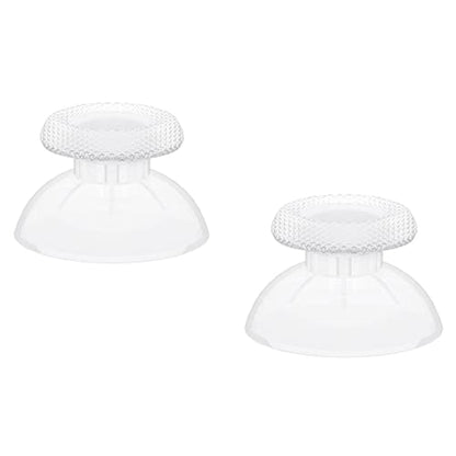 eXtremeRate Clear Replacement Thumbsticks for PS5 Controller, Custom Analog Stick Joystick for PS4 Controller Universal - color: Clear