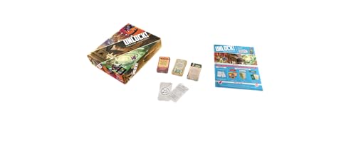 UNLOCK! Timeless Adventures Card Game - Escape Room-Inspired Cooperative Adventure, Fun Family Game for Kids and Adults, Ages 10+, 1-6 Players, 1 Hour Playtime, Made by Space Cowboys