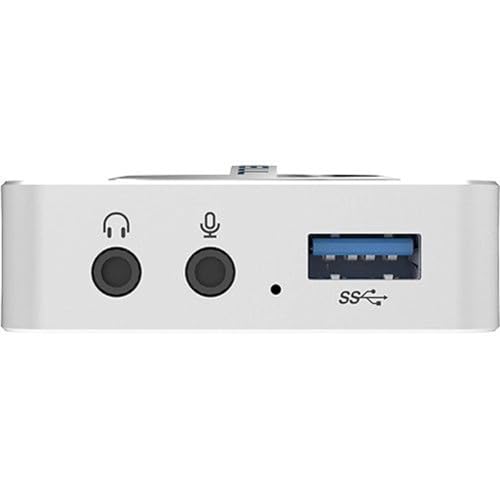 Magewell USB Capture HDMI 4K Plus – 1-Channel HDMI to USB 3.1 Video/Audio Capture Device with Loop-Through, Analog Audio in/Out, Up to 4K60 Input, Up to 4K30 Capture (32090)