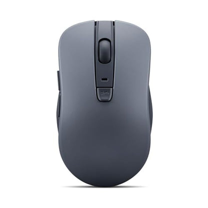 Lenovo Bluetooth Silent Mouse (WL300) - 5 Button Computer Mouse with Silent Left & Right Click – Sculpted Grip, Microsoft Swift Pair, Up to 1600 DPI (Grey) - color: WL300 Grey