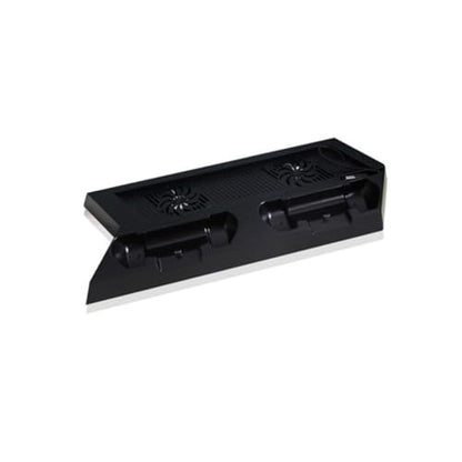 Uonlytech Vertical Stand Cooling Fan Base for Controllers Console Stand with 2 Fans Charging Station Dual Charger Ports Hub