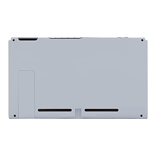 eXtremeRate New Hope Gray Back Plate for Nintendo Switch, DIY Replacement Housing Shell Case for Nintendo Switch Console with Kickstand [Only the Backplate, NOT the Console] - color: New Hope Gray