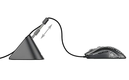 Glorious Gaming Mouse Bungee - Flexible Mouse Cable Management - Gaming Mouse Accessory (White) (Renewed)