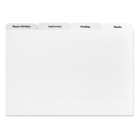 Current Greeting Card Organizer Box | Black Elegance,12 dividers and 24 self-stick labels, Holds 140+ Greeting Cards, Recipe Cards, Photo Collections, and more - color: Black