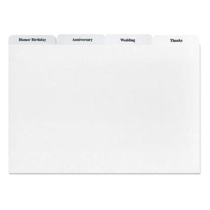 Current Greeting Card Organizer Box | Black Elegance,12 dividers and 24 self-stick labels, Holds 140+ Greeting Cards, Recipe Cards, Photo Collections, and more - color: Black
