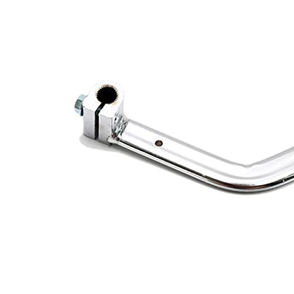 PRO BAT 135° Motorcycle Hand Control Gear Shift Lever Shifter 11mm | for 50cc 70cc 90cc 110cc 125cc 135cc 150cc 200cc 250cc Mini Quad ATV Bike Dune Buggy - color: silvery