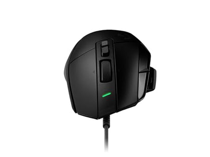 Logitech G G502 X Wired Gaming Mouse - LIGHTFORCE Hybrid Optical-Mechanical Primary switches, Hero 25K Gaming Sensor, Compatible with PC - macOS/Windows - Black