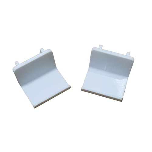 3D_ZeapoAI Headphone and Controller Holder for IKEA Skadis Pegboard Compatible with Xbox PS5 PS4 Controller 2Pcs - color: White