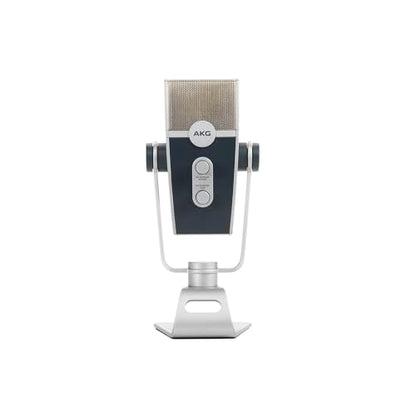 AKG Pro Audio Lyra Ultra-HD USB C Microphone for Recording, Streaming, Gaming, Podcasting, ASMR on PC and Mac, Condenser Mic for Laptop or Computer, Adjustable Stand, Plug and Play – Blue and Silver | Gaming Podcasting, ASMR on PC and Mac, Condenser Mic f