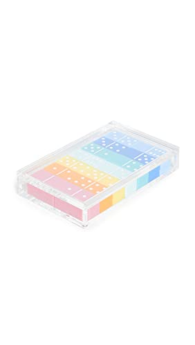 Women's Tizo Lucite Multi Color Domino Set