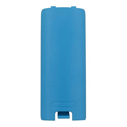 Battery Back Door Cover Lid Case for Wii Remote Controller Gamepad Handle Joypad Replacement (Blue) - color: Blue